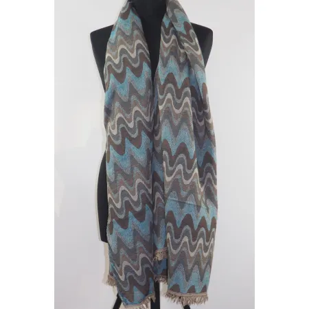 Wełniany damski szal z merynosów australijskich