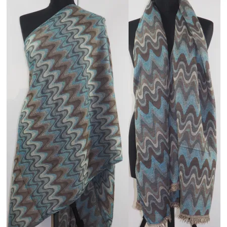 Wełniany damski szal z merynosów australijskich