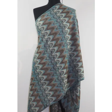 Wełniany damski szal z merynosów australijskich