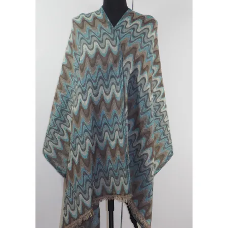 Wełniany damski szal z merynosów australijskich