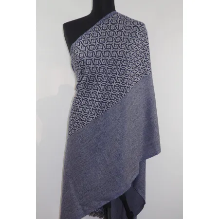 Damski męski szal z wełny z merynosów