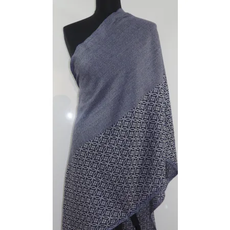 Damski męski szal z wełny z merynosów