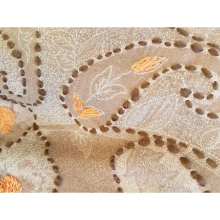 Damski szal z wełny merynosów