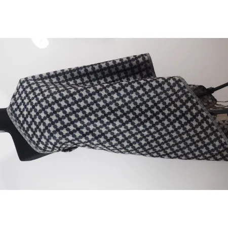 Damski męski wełniany szal merynosów dwustronny w piksle