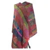 Damski szal z wełny merynosów kolorowy