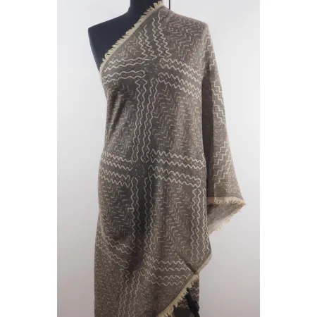 Damski szal wełniany merynosów etno boho