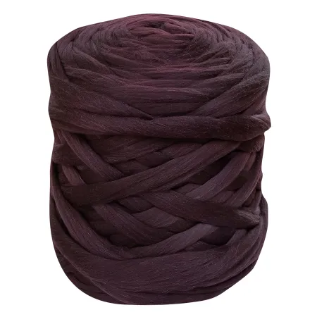 Wełna czesankowa do wyplatania koców 4,5kg BAKŁAŻAN #10