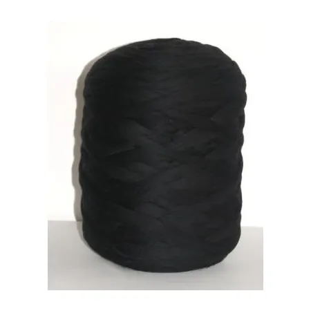 Wełna czesankowa Mini polska CZARNY 3kg HURT