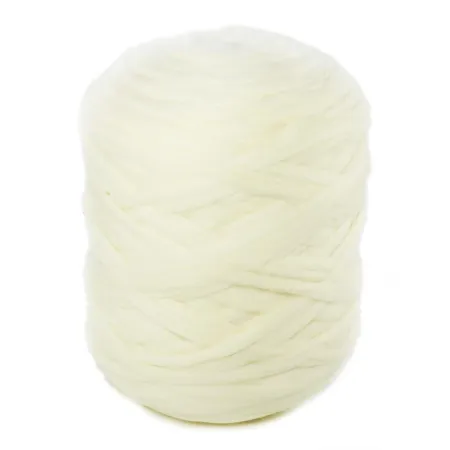 Wełna czesankowa Mini polska BIAŁY NATURALNY 3kg HURT