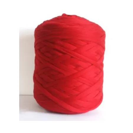 Wełna czesankowa Mini polska CZERWONY 3kg HURT