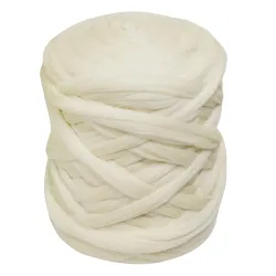 Wełna czesankowa 22-24mic BIAŁY ECRU 4,5kg HURT