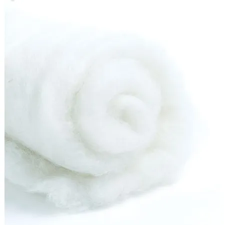 Wełna nowozelandzka w błamie do filcowania BIAŁA BIELONA