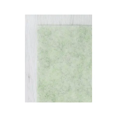 Filc wełniany 2mm MELANŻ JASNY ZIELONY 30x30cm dekoracyjny